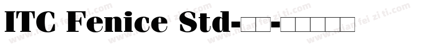 ITC Fenice Std-常规字体转换